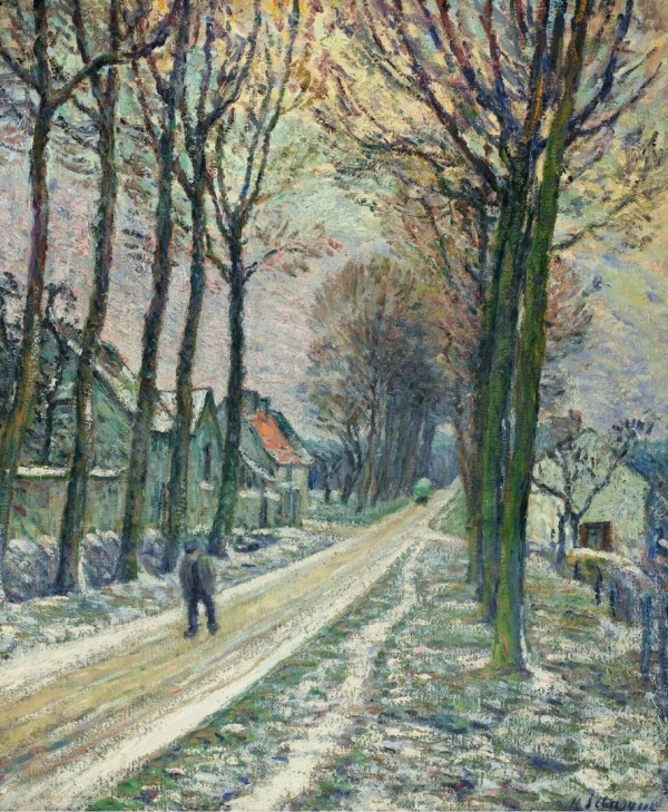 Little Street at Chessy by Henri Lebasque